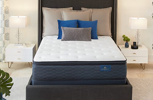 serta icollection chateau plush luxury king mattress